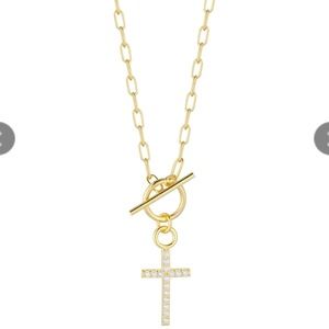 Sphere Milano NWOT Toggle Cross Necklace